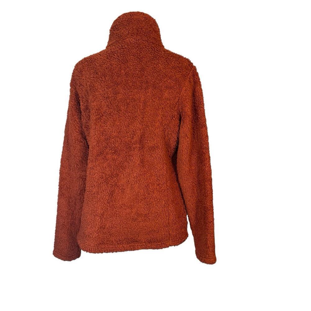 Patagonia Women’s Retro Pile Fleece Jacket Size Small Rust Color Full Zip - Picture 3 of 9